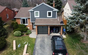 eavestrough and siding installation in Mississauga